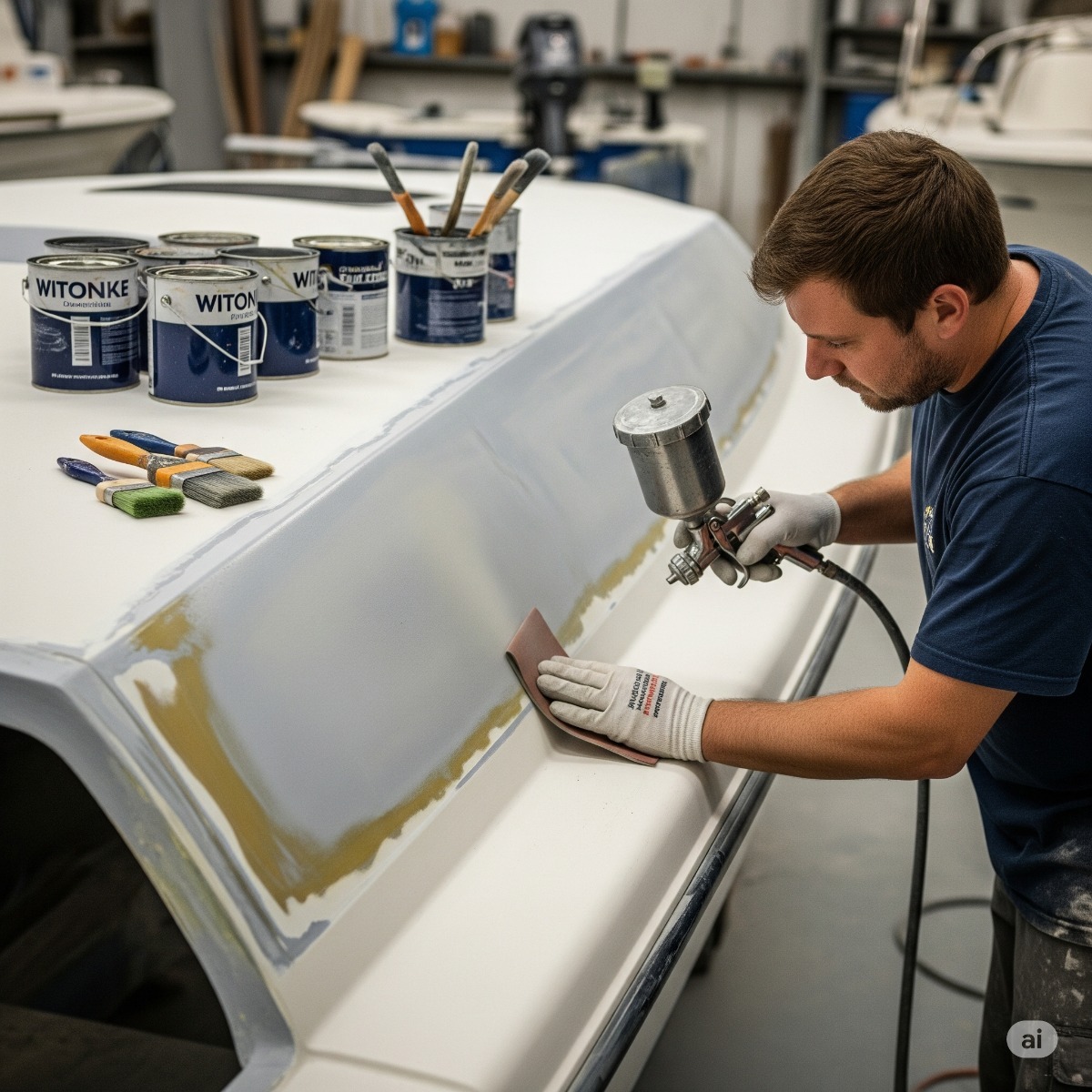 Boat Paint Repair – Professional Touch-Up and Restoration for a Flawless Finish