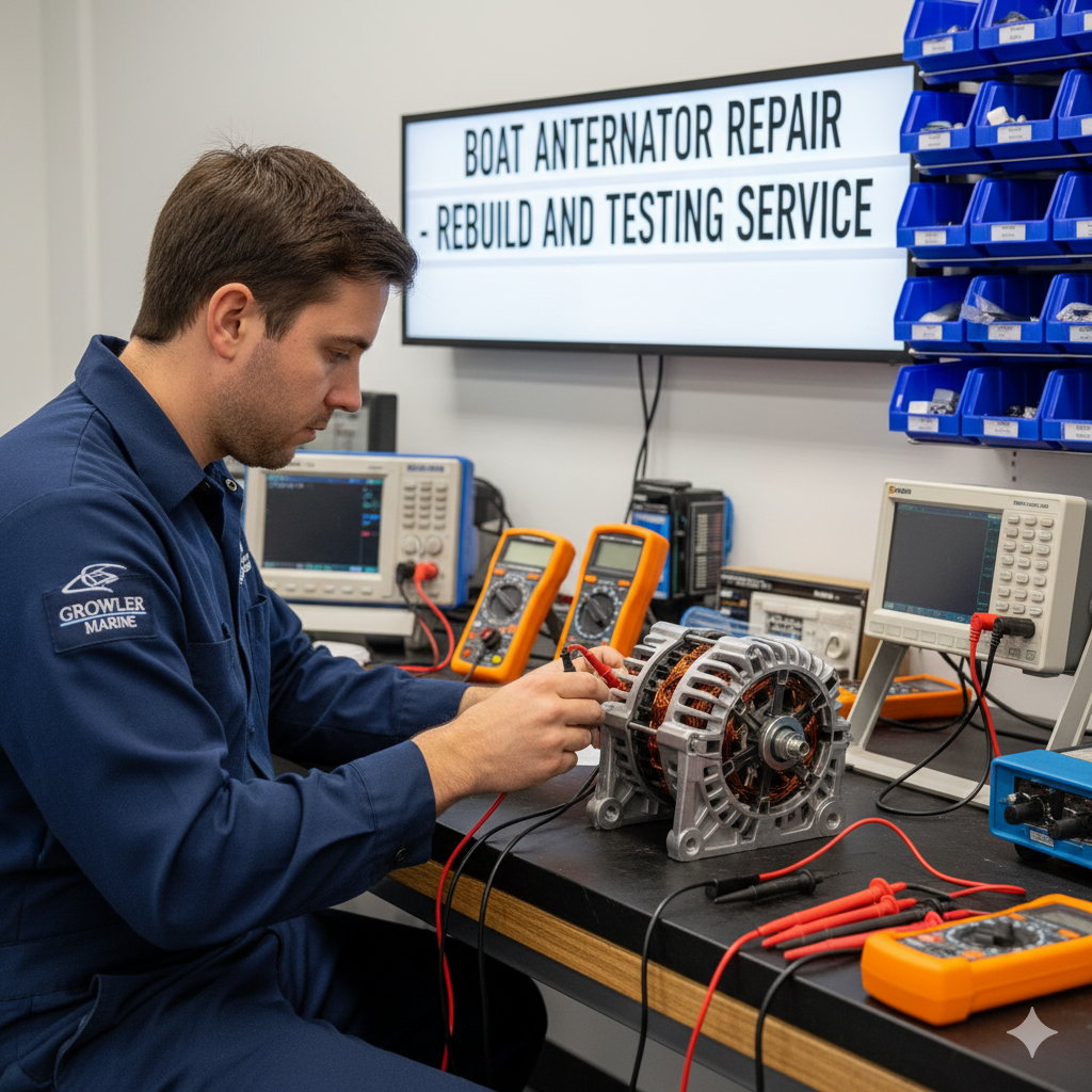 Boat Alternator Repair – Rebuild and Testing Service