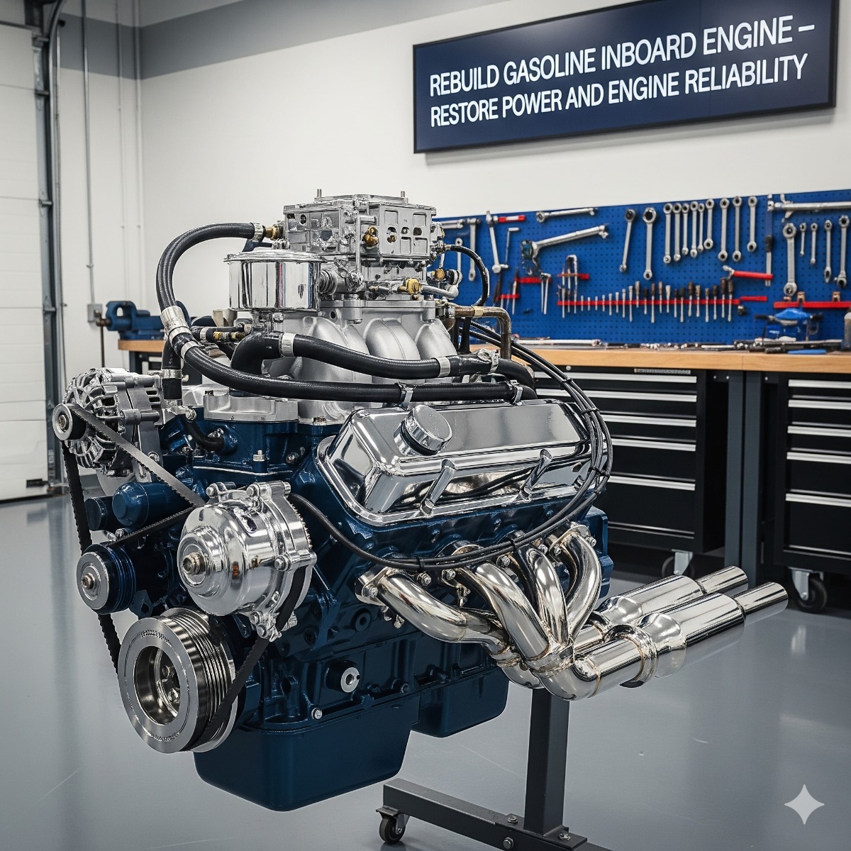 Rebuild Gasoline Inboard Engine – Restore Power and Engine Reliability