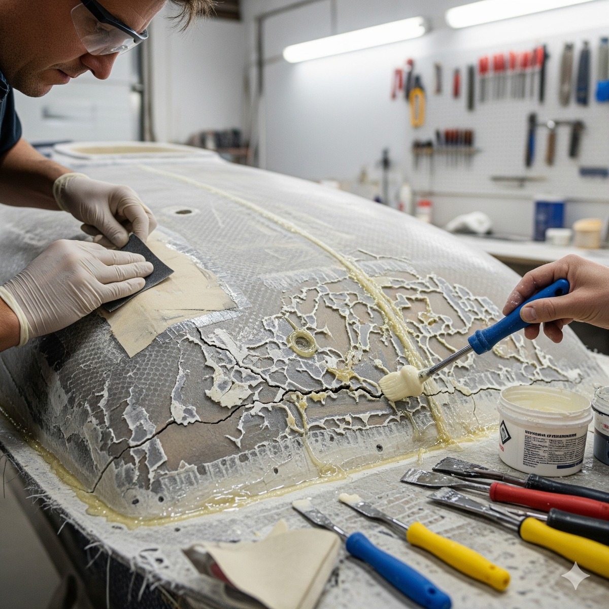 Marine Fiberglass Repair – Cosmetic & Structural Restoration