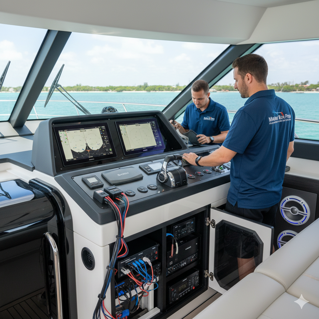 Marine Electronics Installation and Audio Upgrades