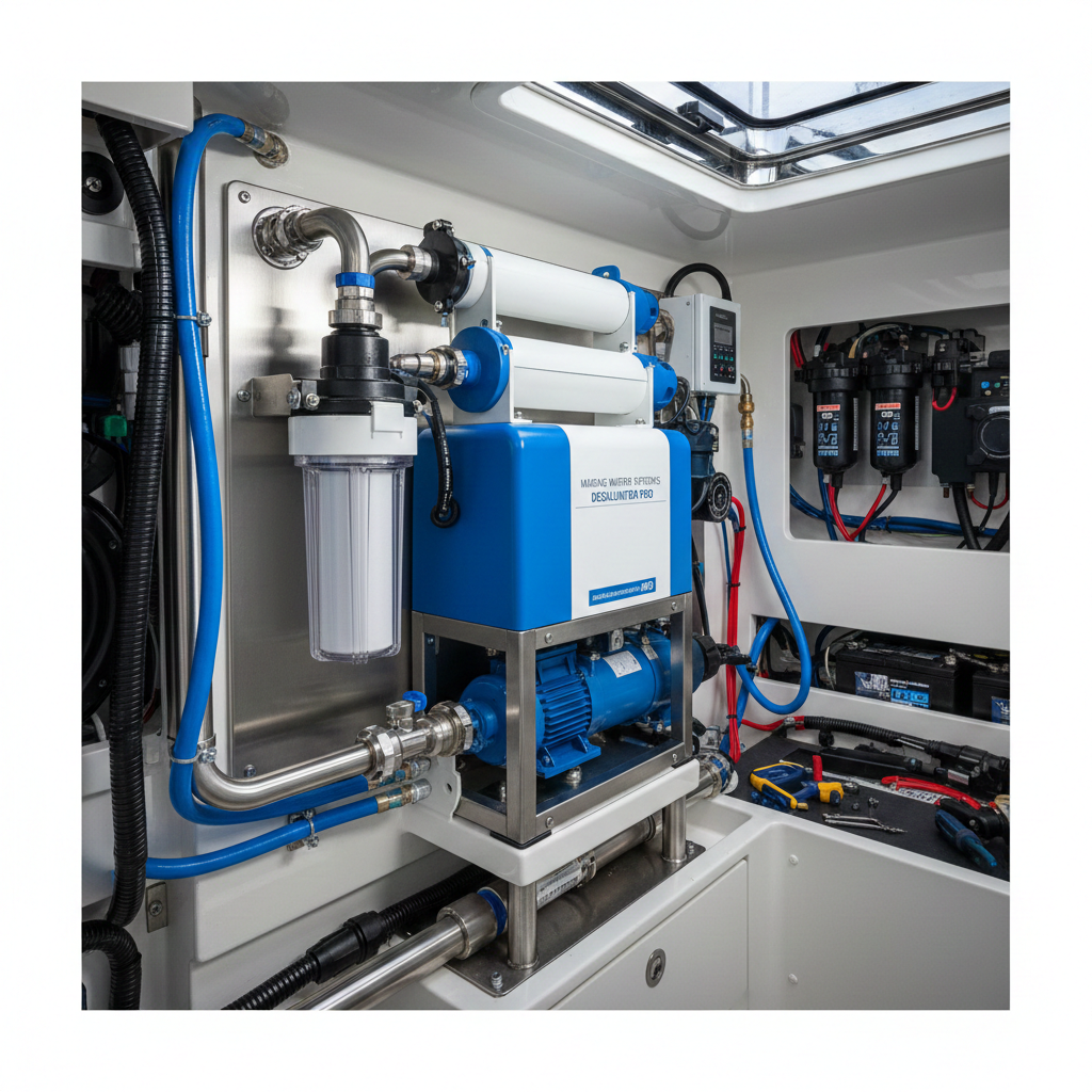 Marine Watermaker Desalinator Installation