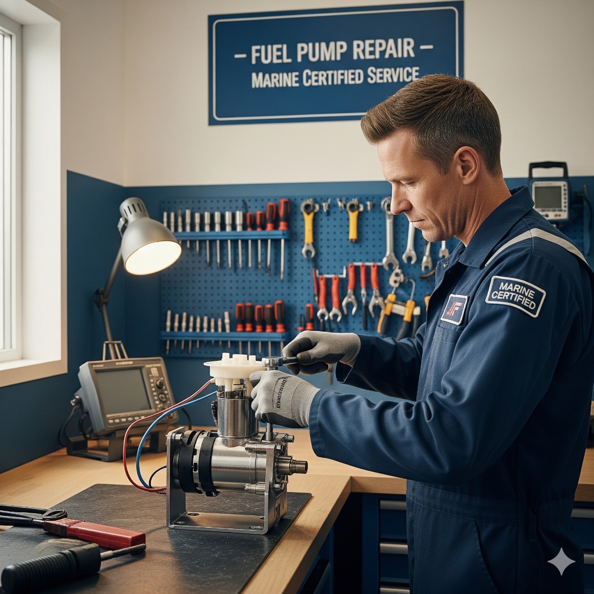 Marine Fuel Pump Diagnostics & Replacement