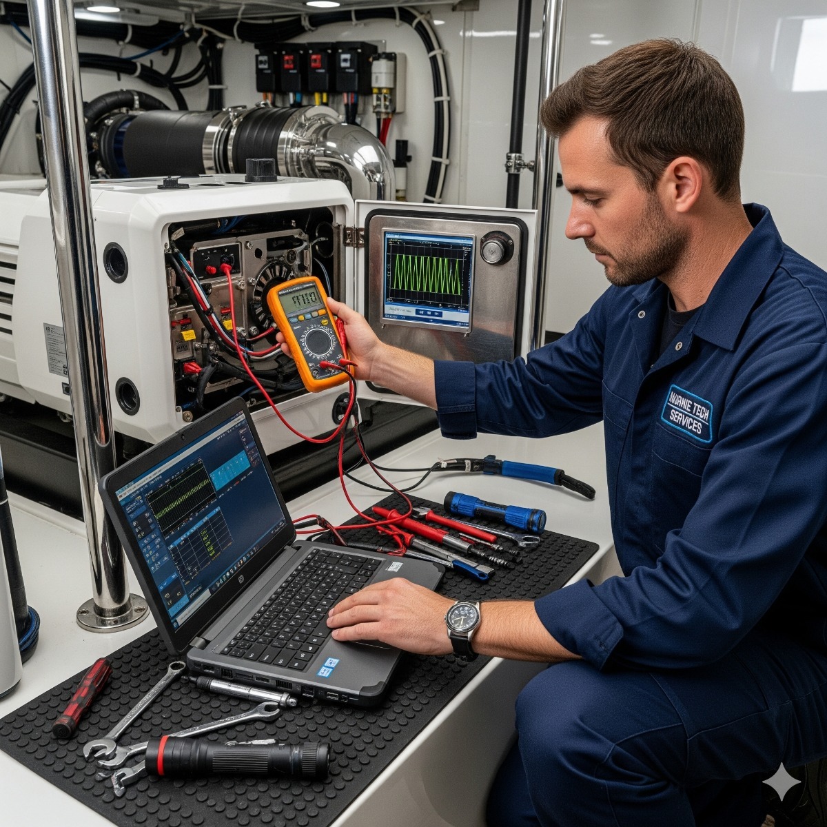 Marine Generator Diagnostics & Repair