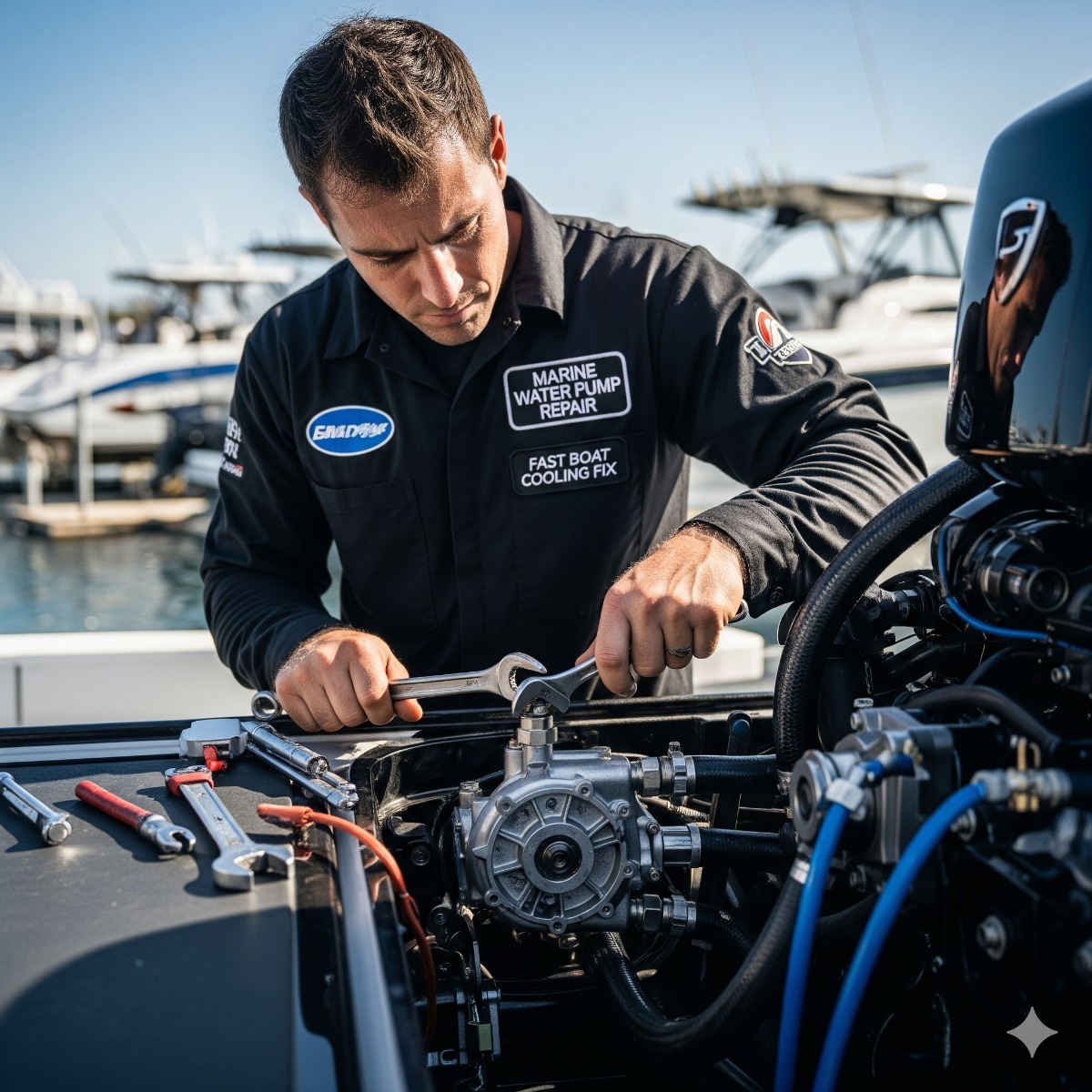 Reparación de bombas de agua marinas – Solución rápida para el enfriamiento del bote