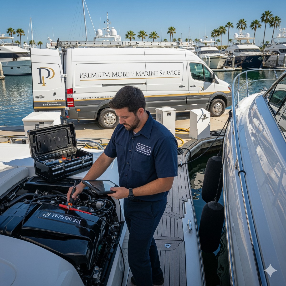 Premium Mobile Marine Service – Full-Service Boat Repair for Marinas & Yacht Clubs in Orange County.