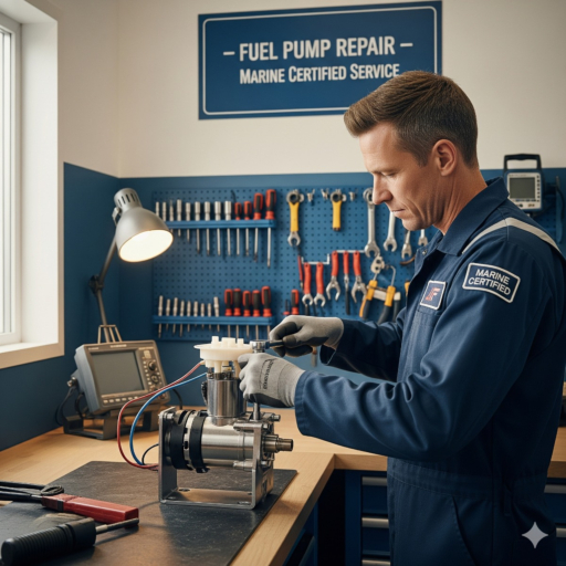 Boat Bogging at Full Throttle? Testing a Marine Fuel Pump