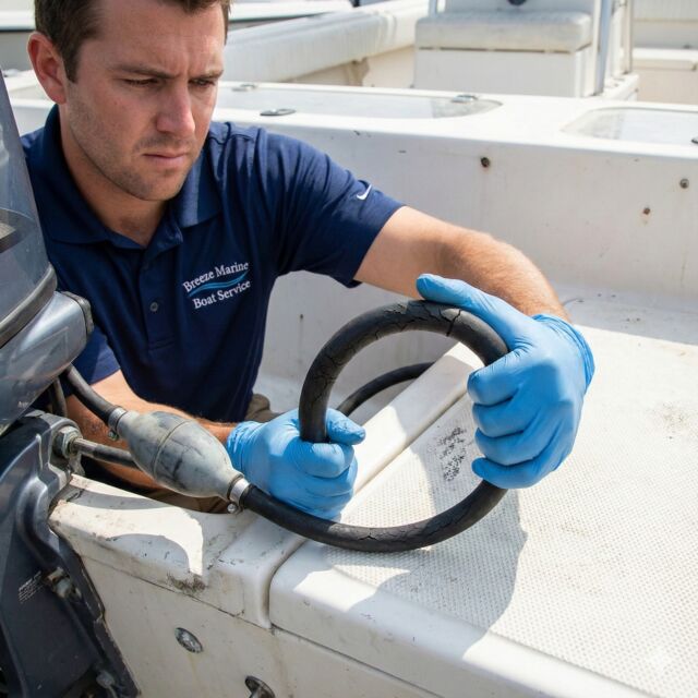 Tapón y ventilación del tanque: motor sin combustible