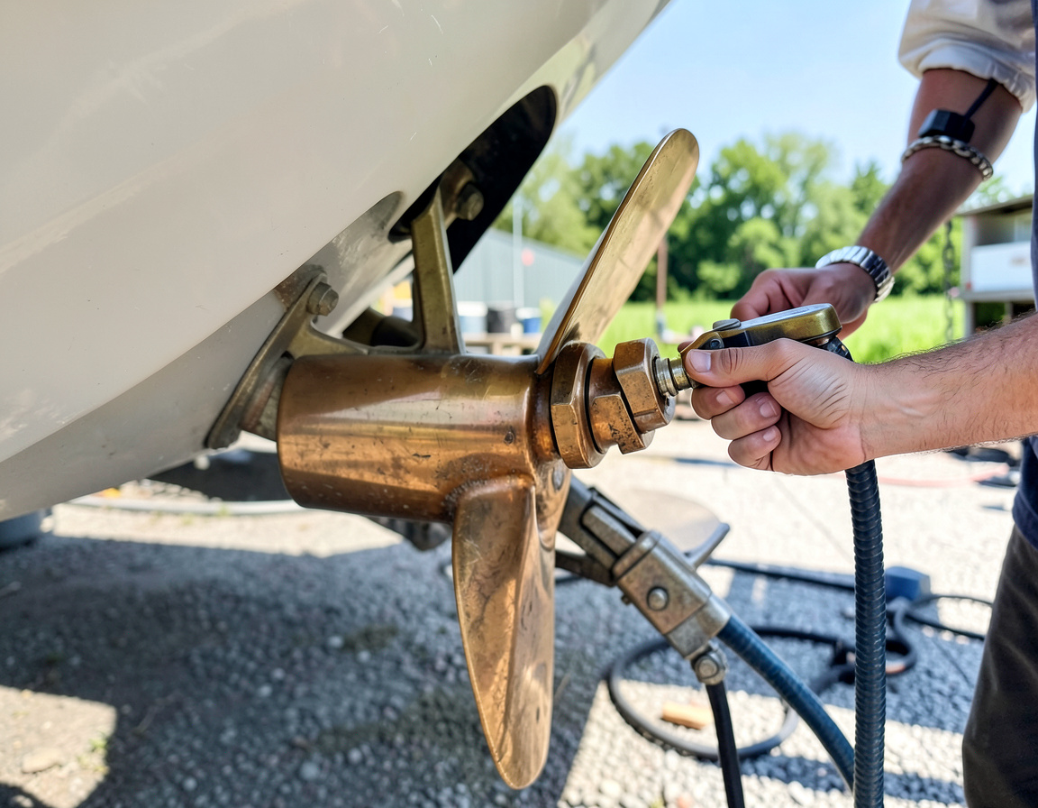 Ściągacz hydrauliczny zdejmujący śrubę napędu stacjonarnego
