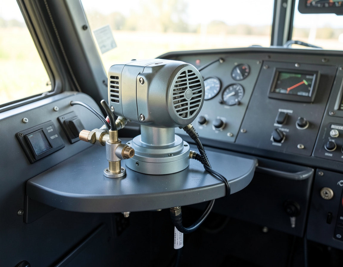Hydrauliczna pompa autopilota zamontowana pod konsolą sterową