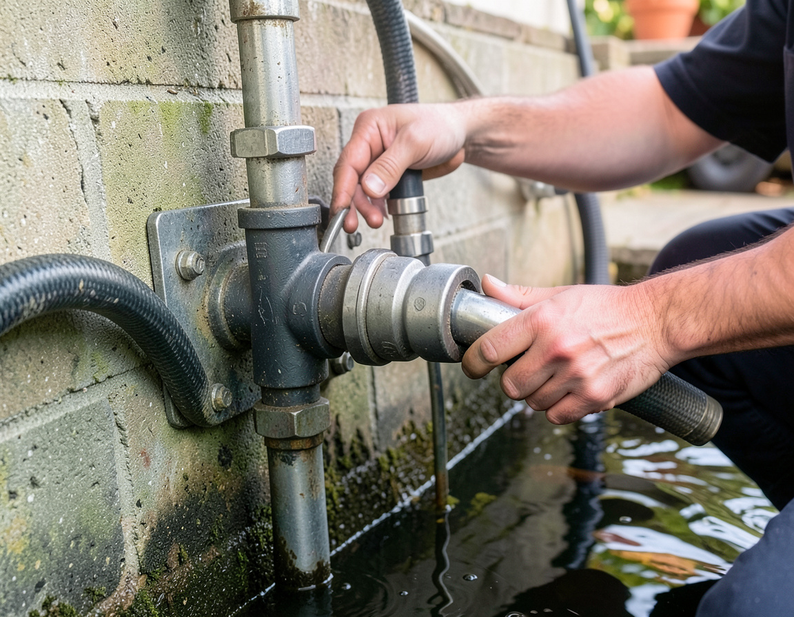 Montaż nowej pompy wody morskiej do klimatyzacji na łodzi