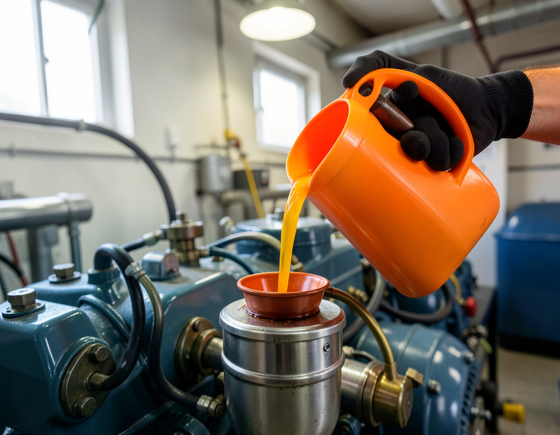Filling the engine with extended life coolant