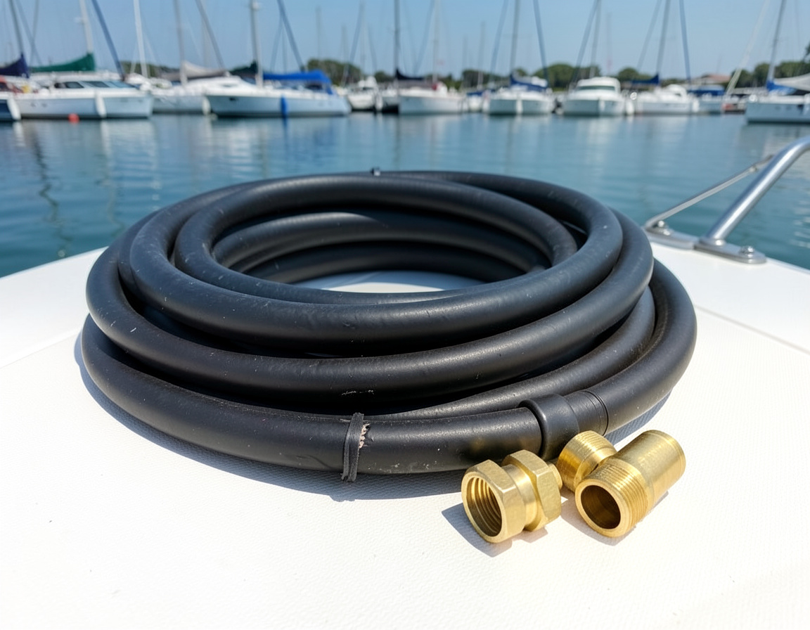 Marine-rated fuel lines for the separator installation