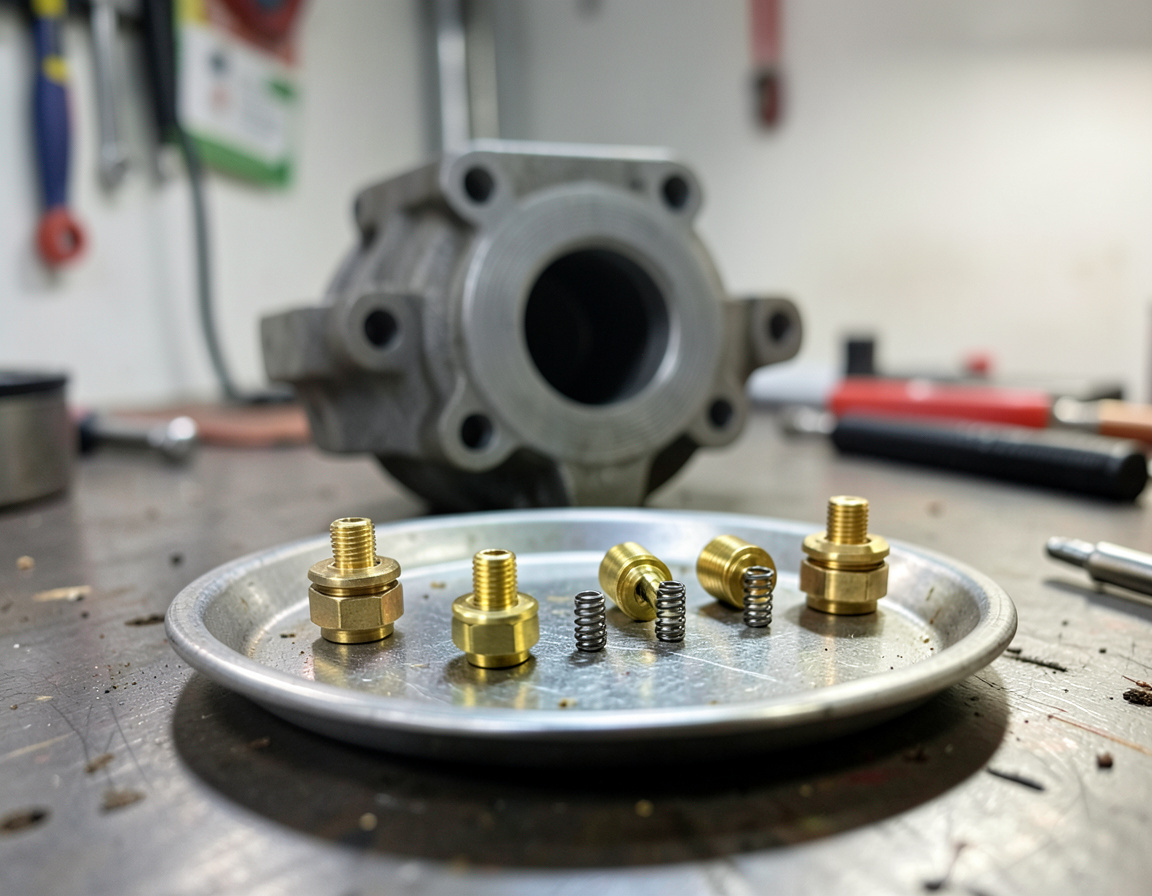 Brass idle mixture screws ready for installation